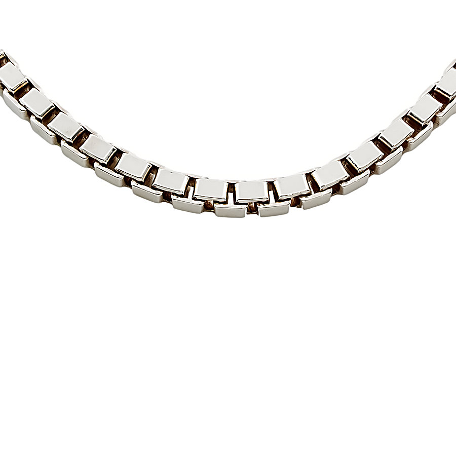 Silver 22 inch Box Chain